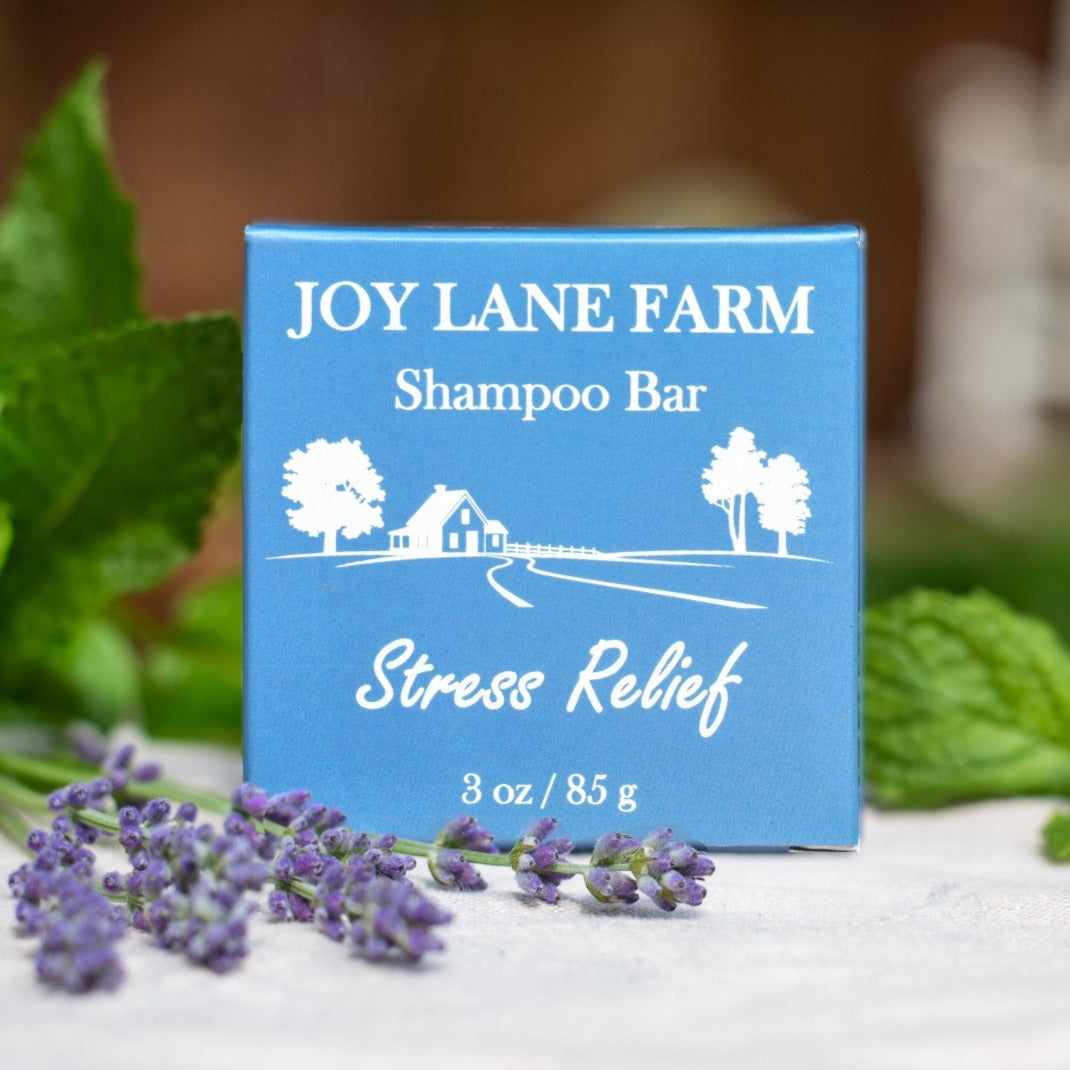friendly soap shampoo bar lavender and tea tree Stress Relief Shampoo Bar