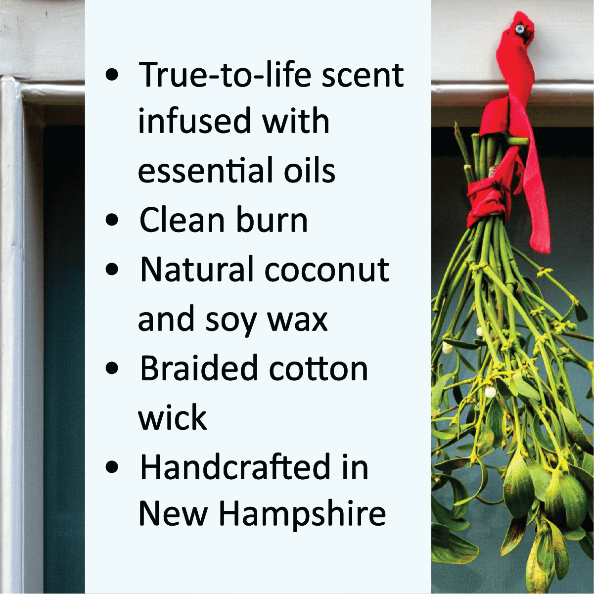 Under the Mistletoe Holiday Tin Candle