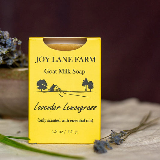 Lavender Lemongrass Goat Milk Soap for Eczema