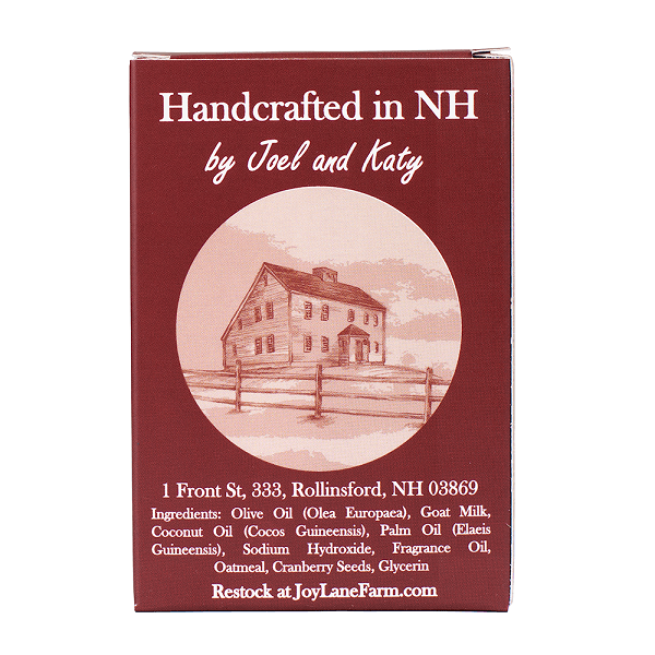 Cranberry Bog Goat Milk Soap for Itchy Skin