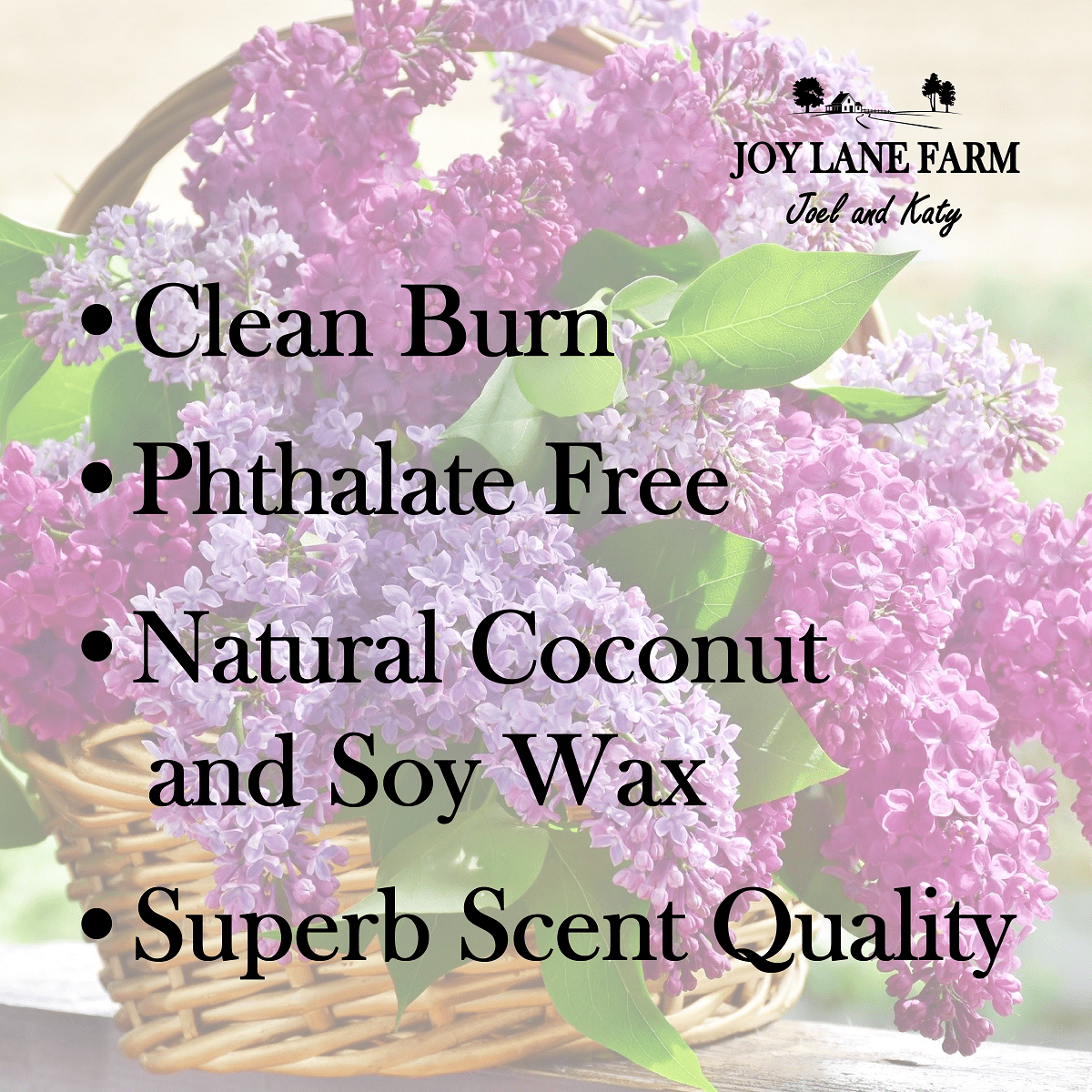 Lilac Ceramic Soy Candle - Case Pack of 4