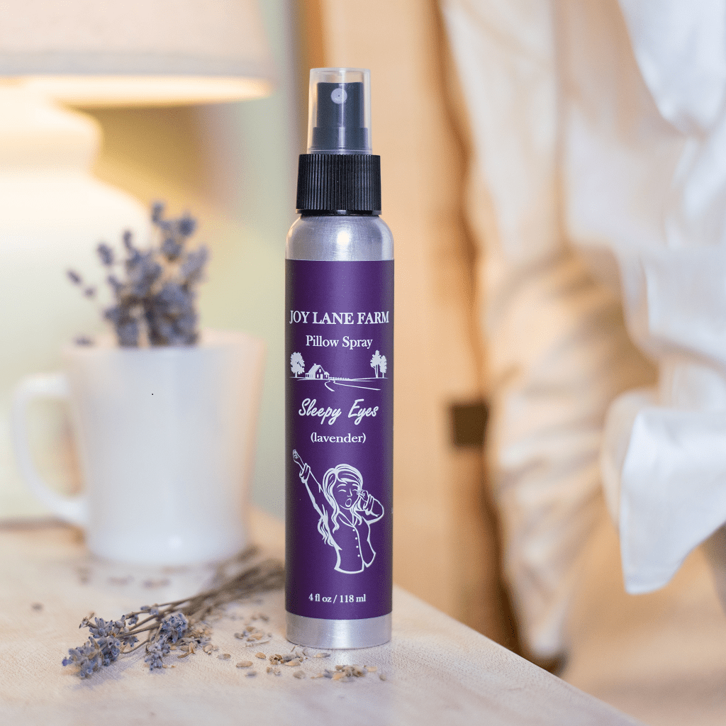 Lavender Pillow Spray and Sleep Spray 100% Natural Joy Lane Farm