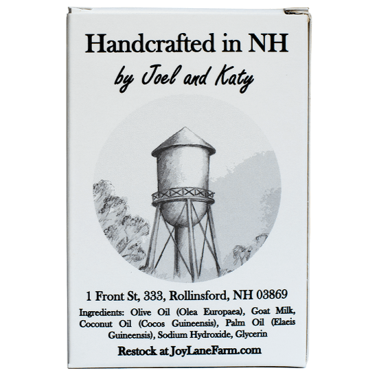 Unscented Goat Milk Soap Made in NH for Acne, Sensitive Skin and Eczema by Joy Lane Farm