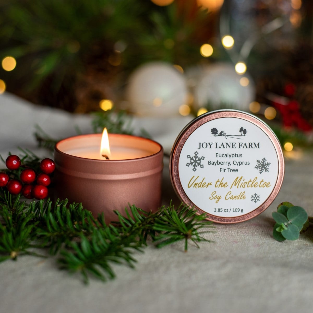 Limited Edition Holiday Travel Candle 4-Pack!