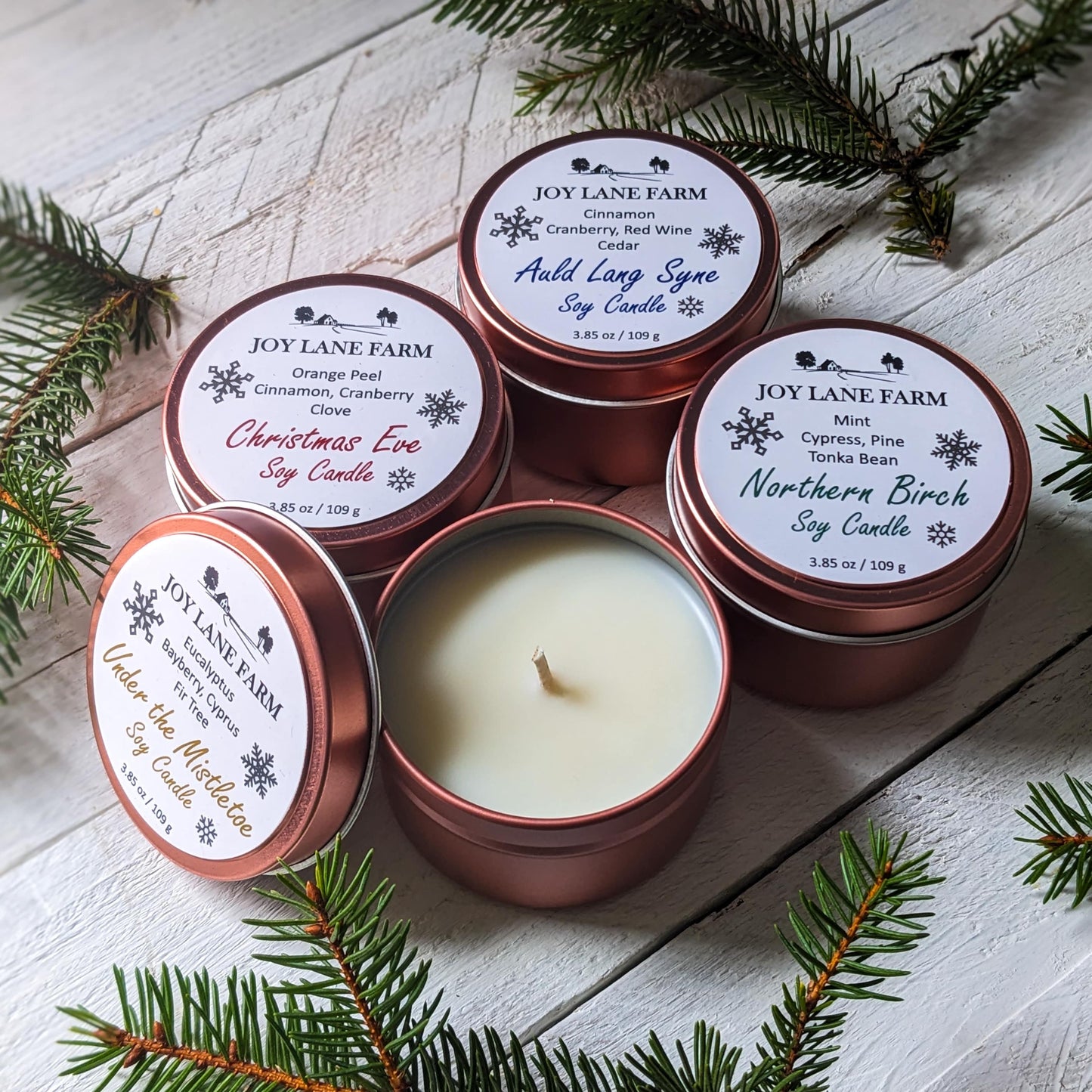 Limited Edition Holiday Travel Candle 4-Pack!