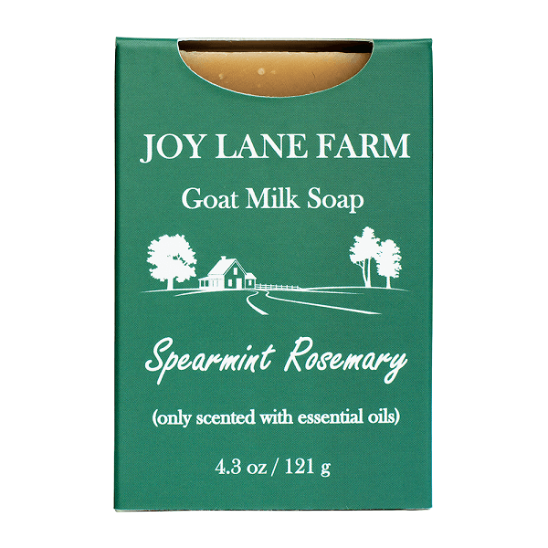 Spearmint Rosemary Goat Milk Soap for Dry Skin Made in NH