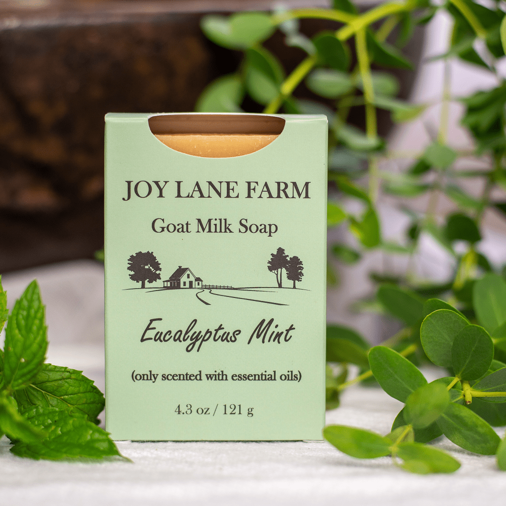 Eucalyptus Mint Goat Milk Soap for Dry Skin by Joy Lane Farm