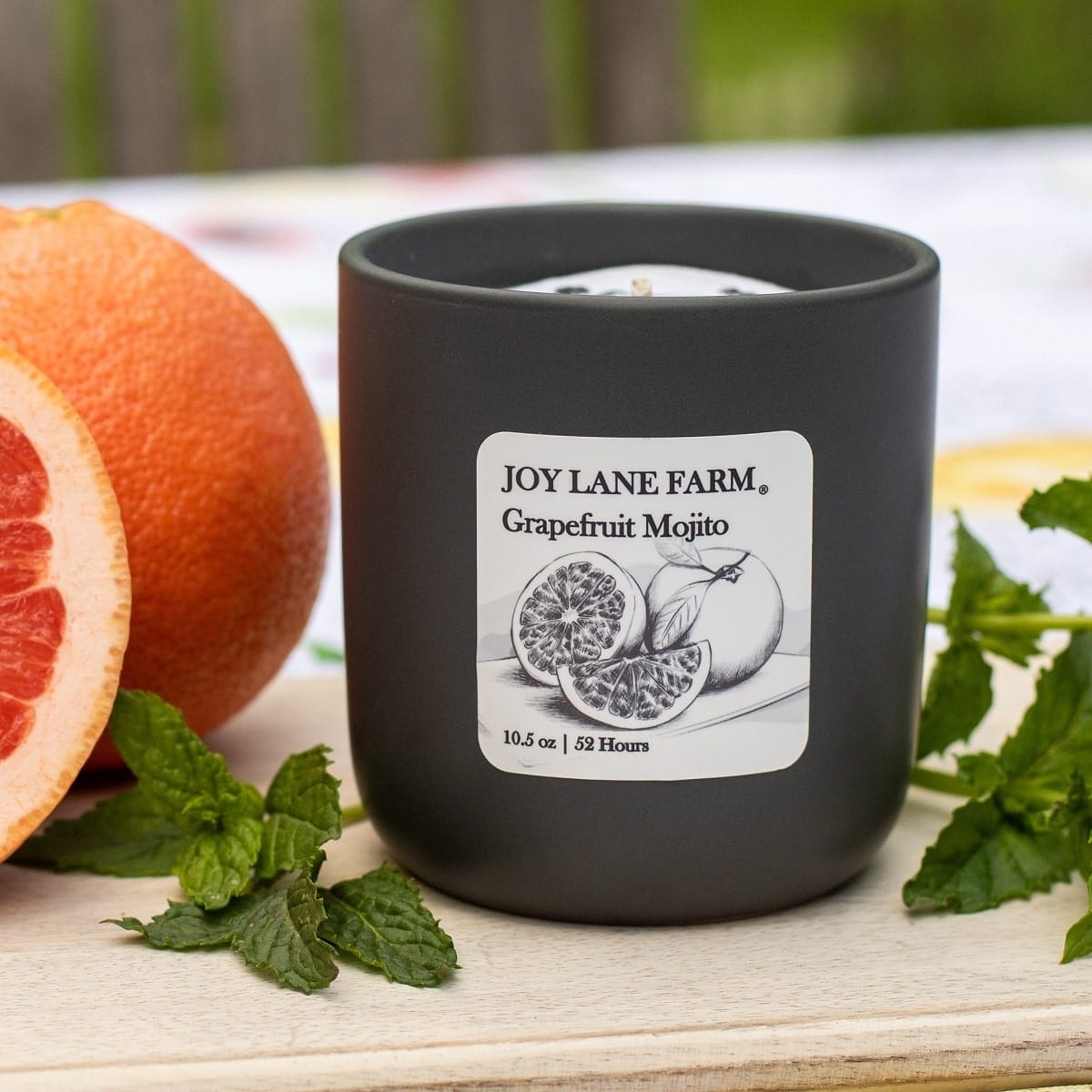 Grapefruit Mojito Ceramic Candle