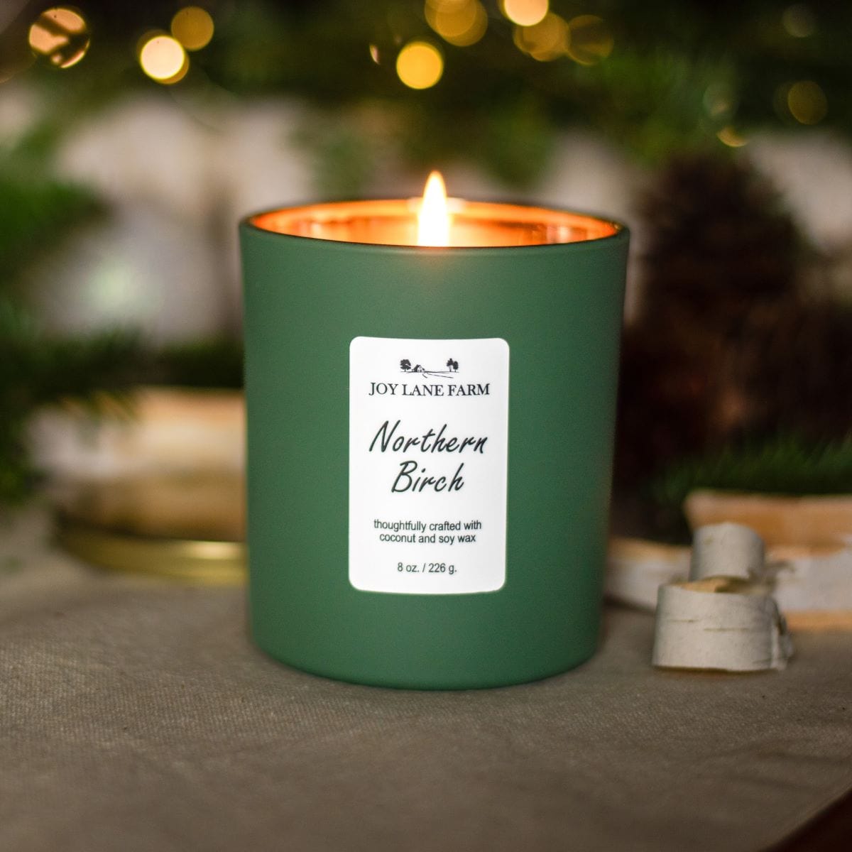 Northern Birch Holiday Candle