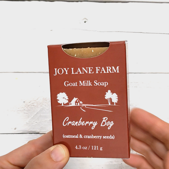 Cranberry Bog Goat Milk Soap for Dry Skin