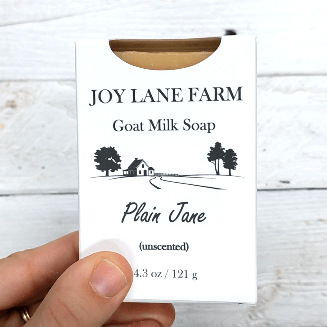 Unscented Bar Soap made with Goat Milk