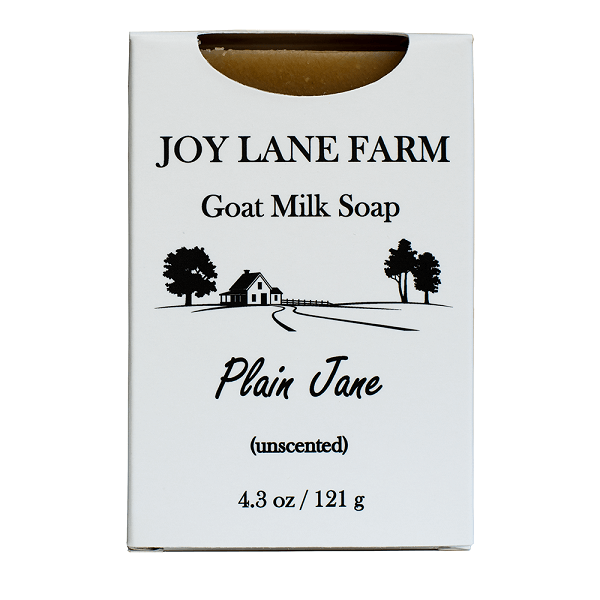 Unscented bar soap for dry skin made with goat milk 