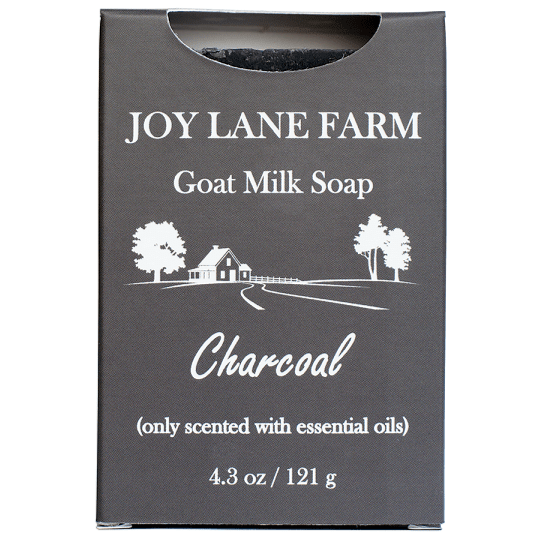 Charcoal Goat Milk Soap for Acne and Oily Skin as a Facial Soap with Tea Tree by Joy Lane Farm