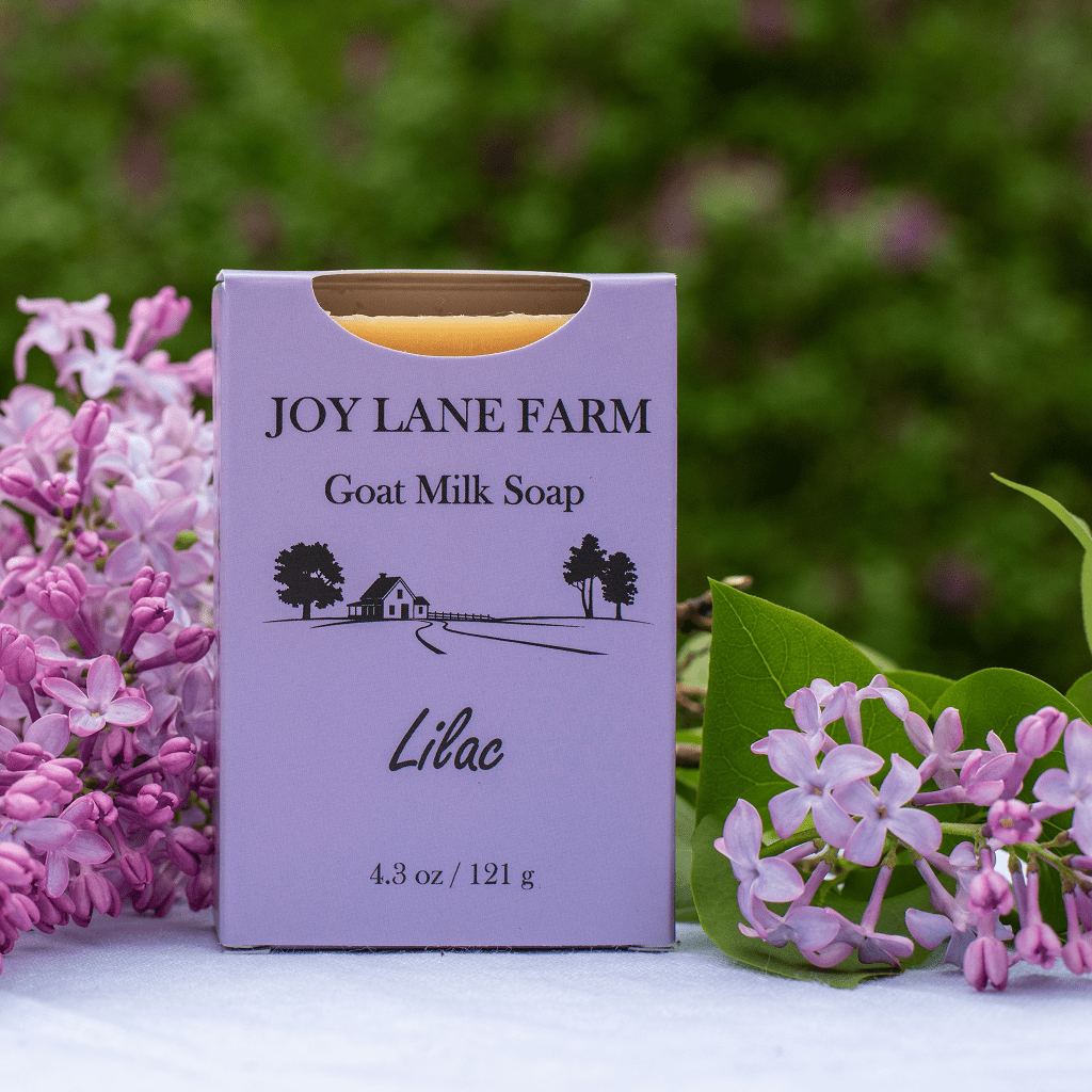 Lilac Goat Milk Soap for Dry Skin by Joy Lane Farm