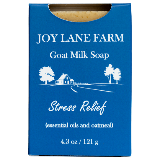 Exfoliating Lavender and Peppermint Goat Milk Soap for Dry Skin with Eczema by Joy Lane Farm