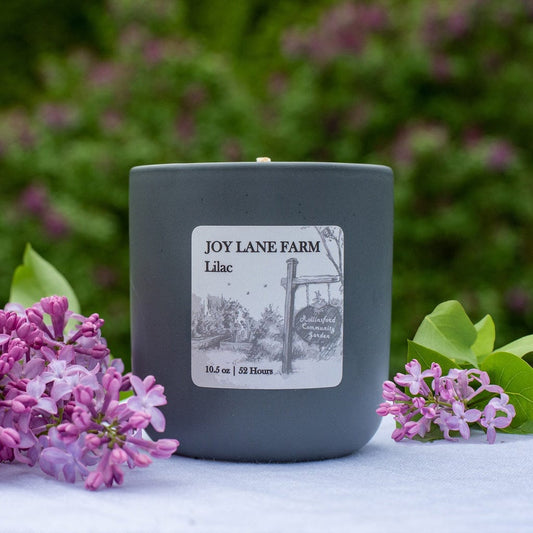 Lilac Ceramic Candle